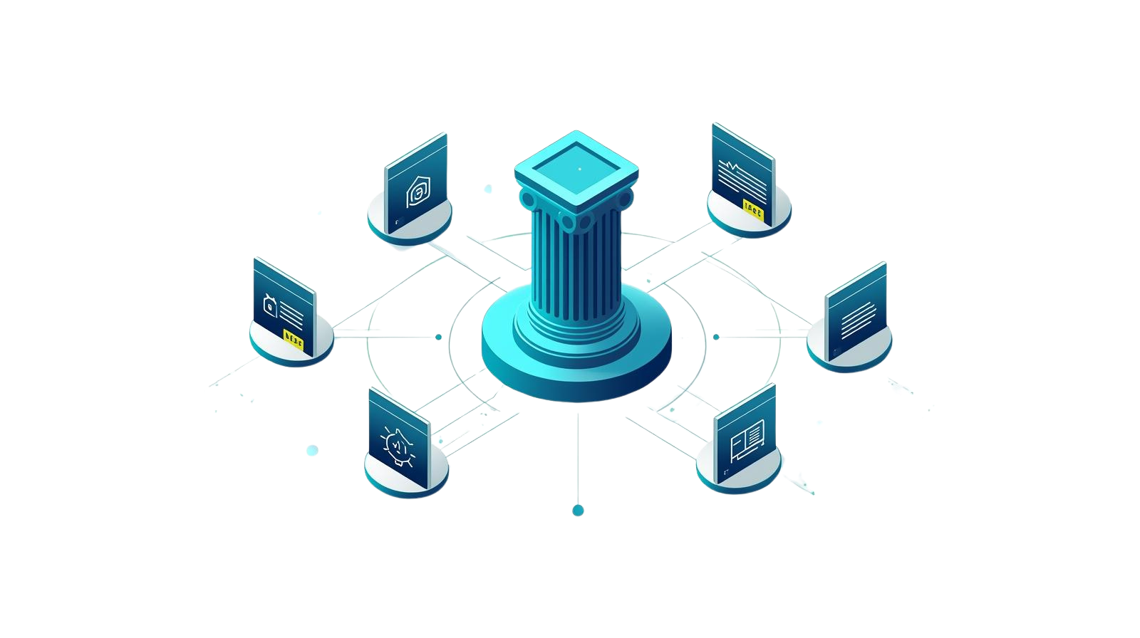 Grpahic showing Pillar and Cluster pages